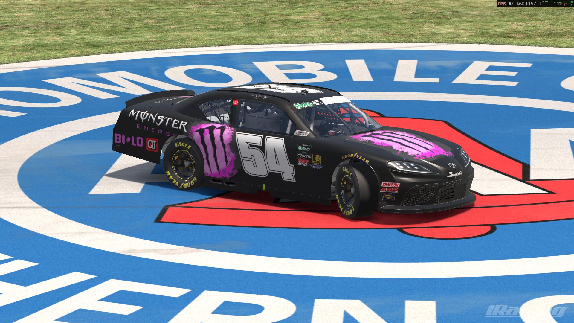 Preview of Kyle Busch Monster Energy Pink no num by Carson W Lucas