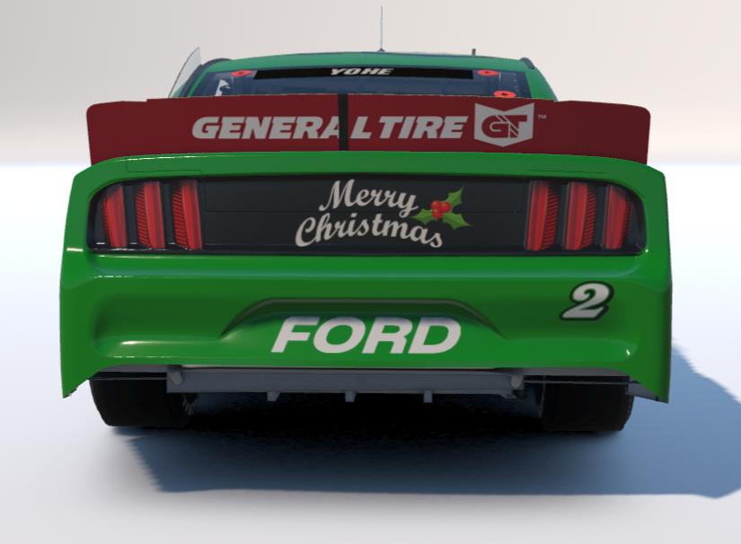 Preview of The Grinch ARCA Ford Mustang by Tyrone Yohe