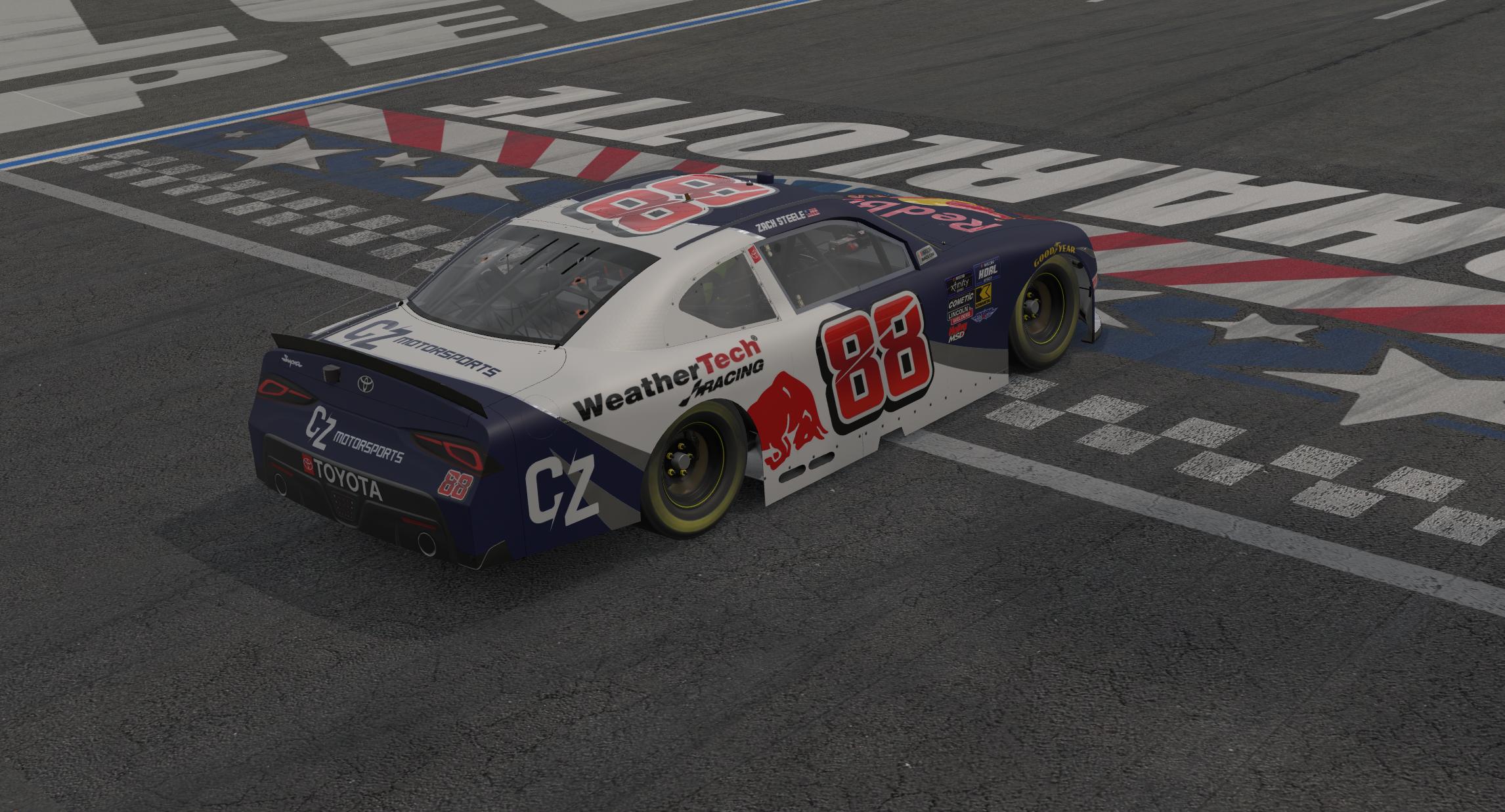 Preview of CZ Motorsports Season 4 Xfinity car by Zachary Steele2