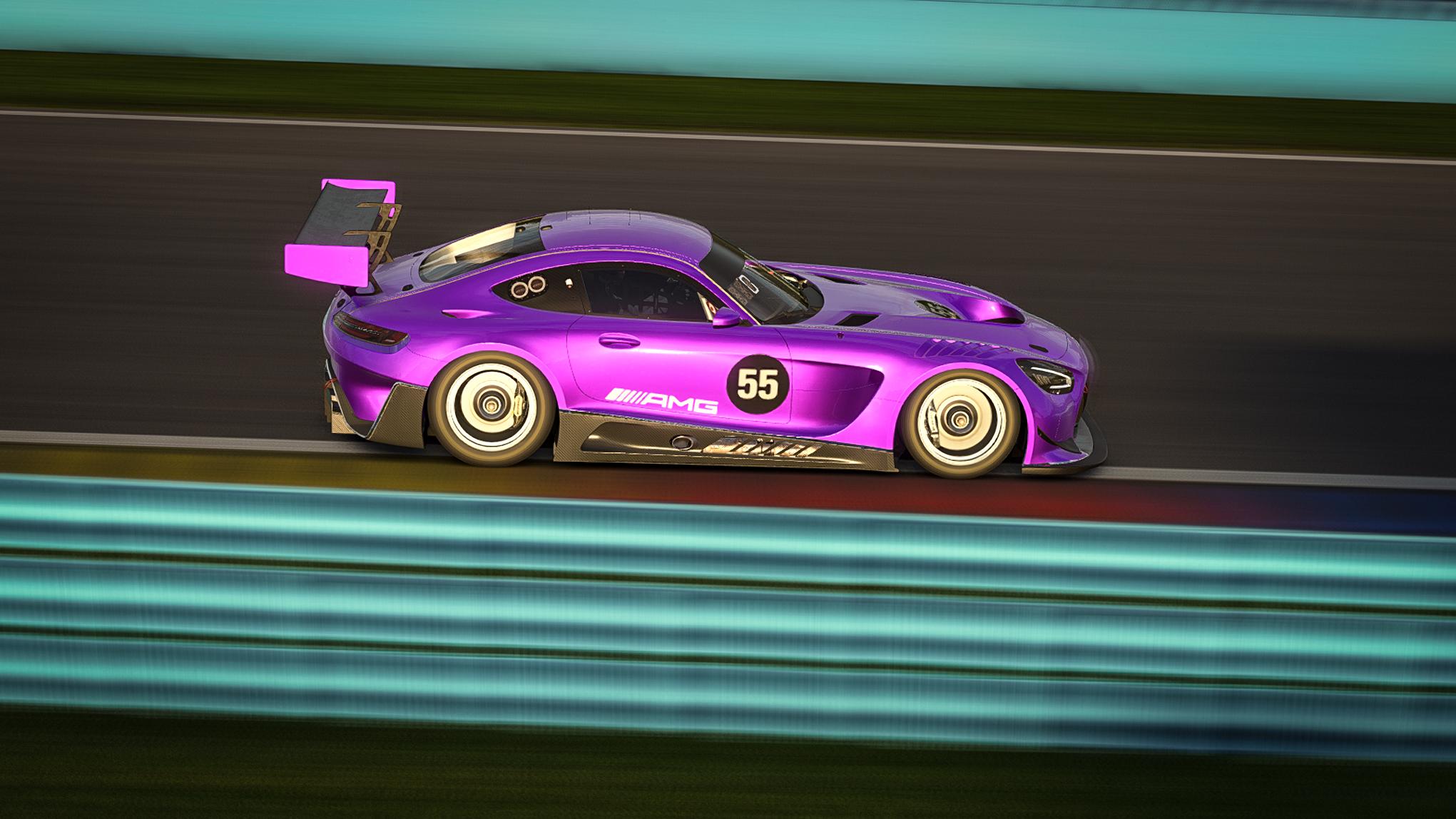 Preview of Phantom Purple Mercedes AMG GT3 by Daniel Kranefuss