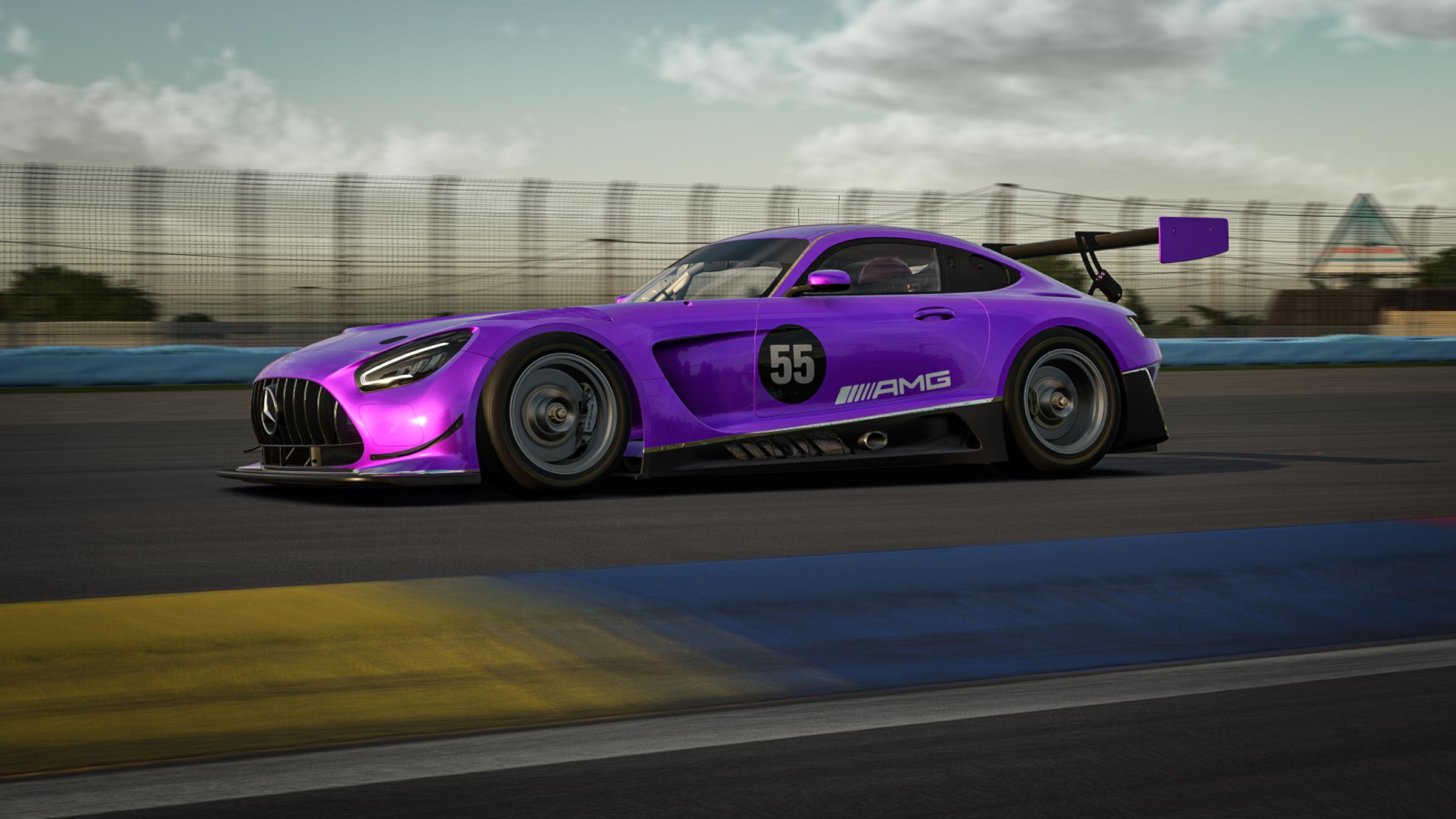 Preview of Phantom Purple Mercedes AMG GT3 by Daniel Kranefuss