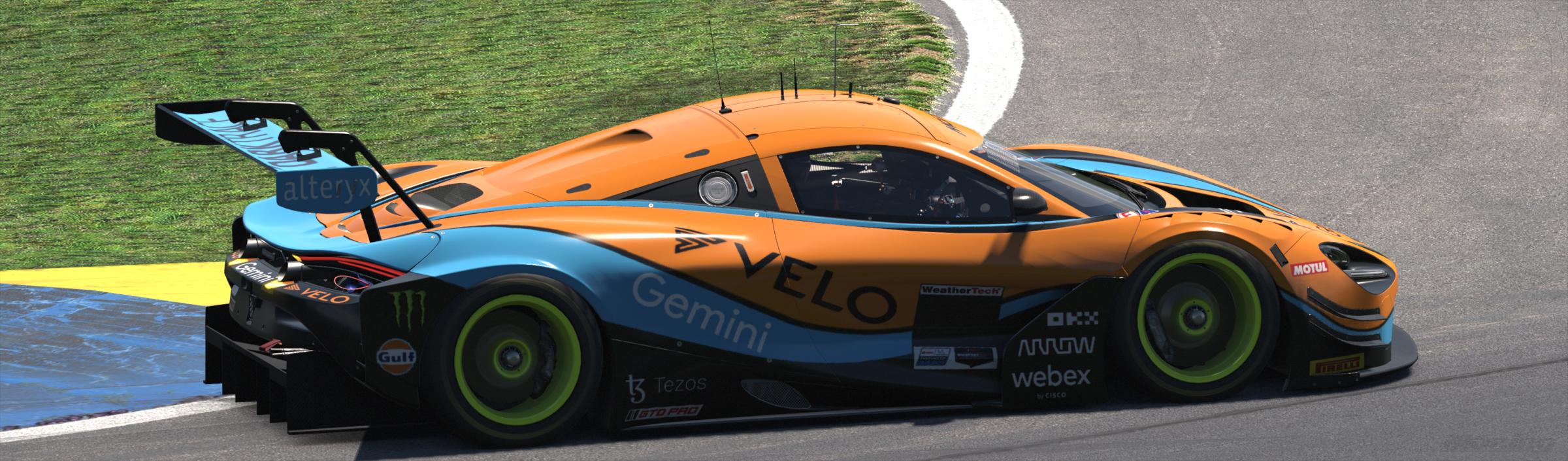 Preview of VELO McLaren 720s GT3 EVO ... NO# by Bernie Mobbs