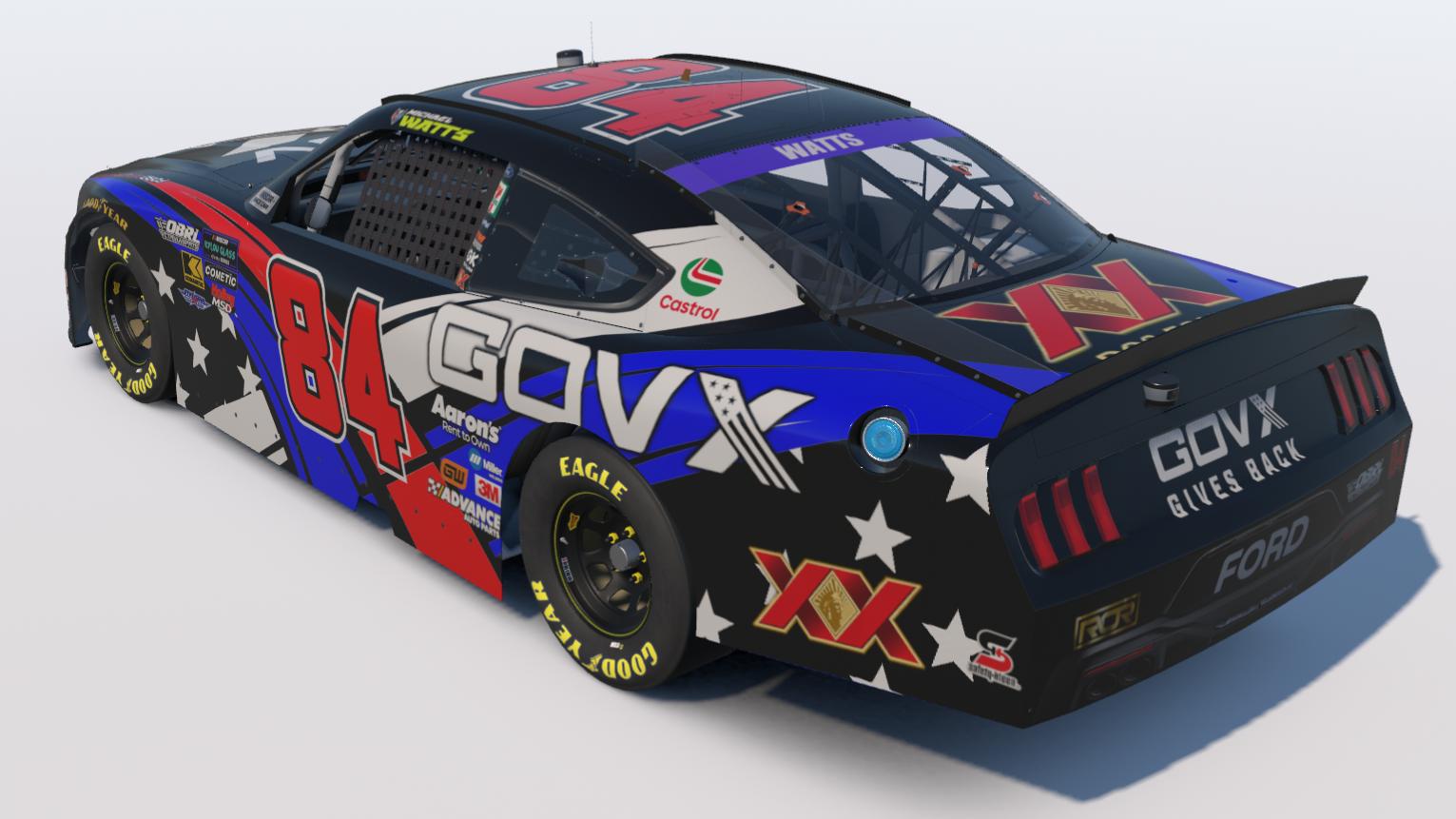 Preview of Mike Watts OBRL Kylou Glass Series GovX Ford Mustang by Mike W.