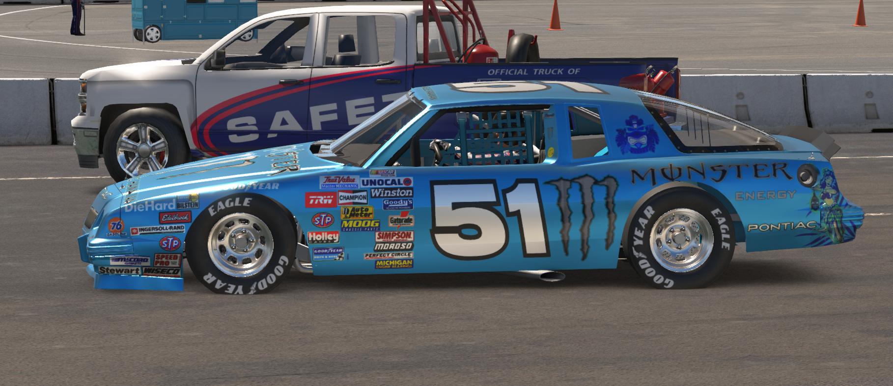 Preview of Monster Energy Blue Hawaiian 1987 Pontiac Grand Prix by Tyler V Reed
