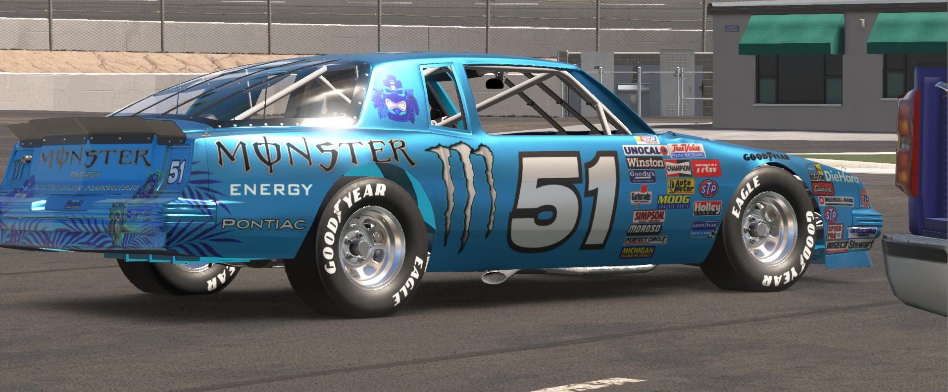 Preview of Monster Energy Blue Hawaiian 1987 Pontiac Grand Prix by Tyler V Reed