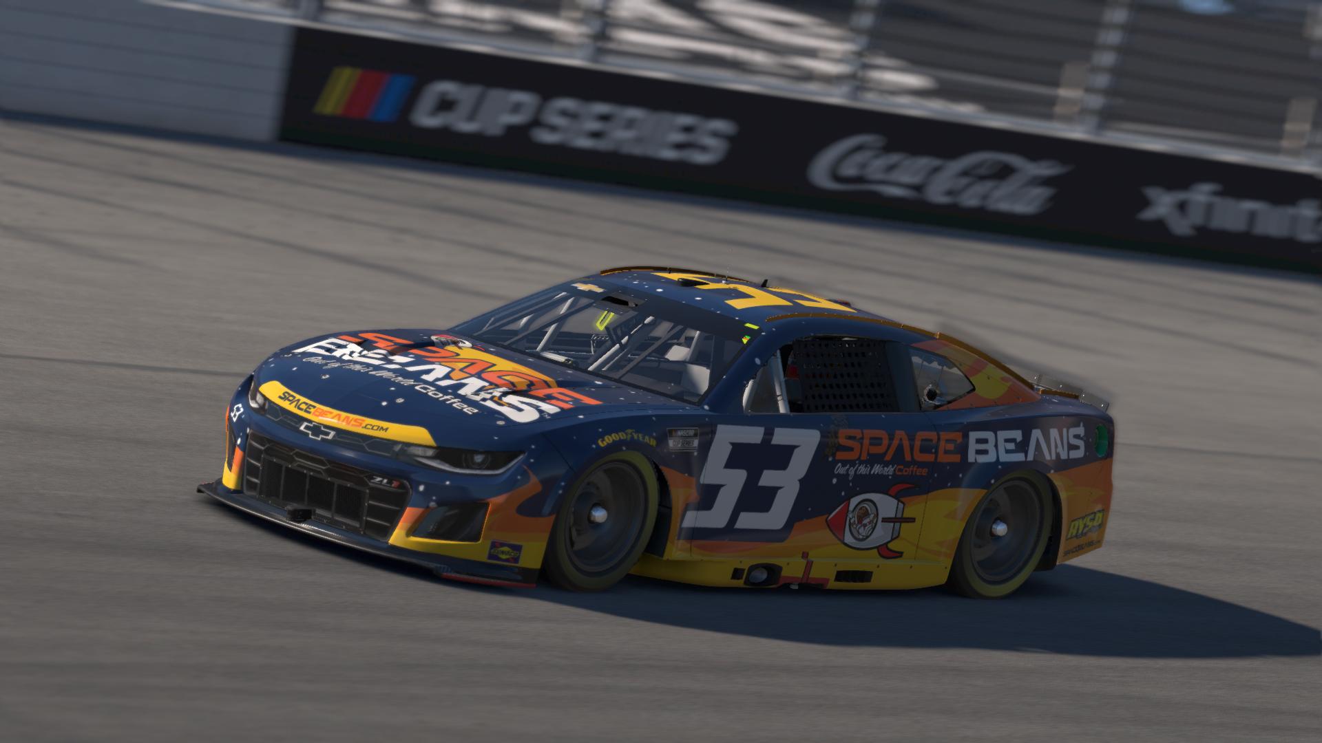 Preview of Joey Gase Motorsports - Space Beans - #53 (Fictional NextGen) by Eric Wolfe