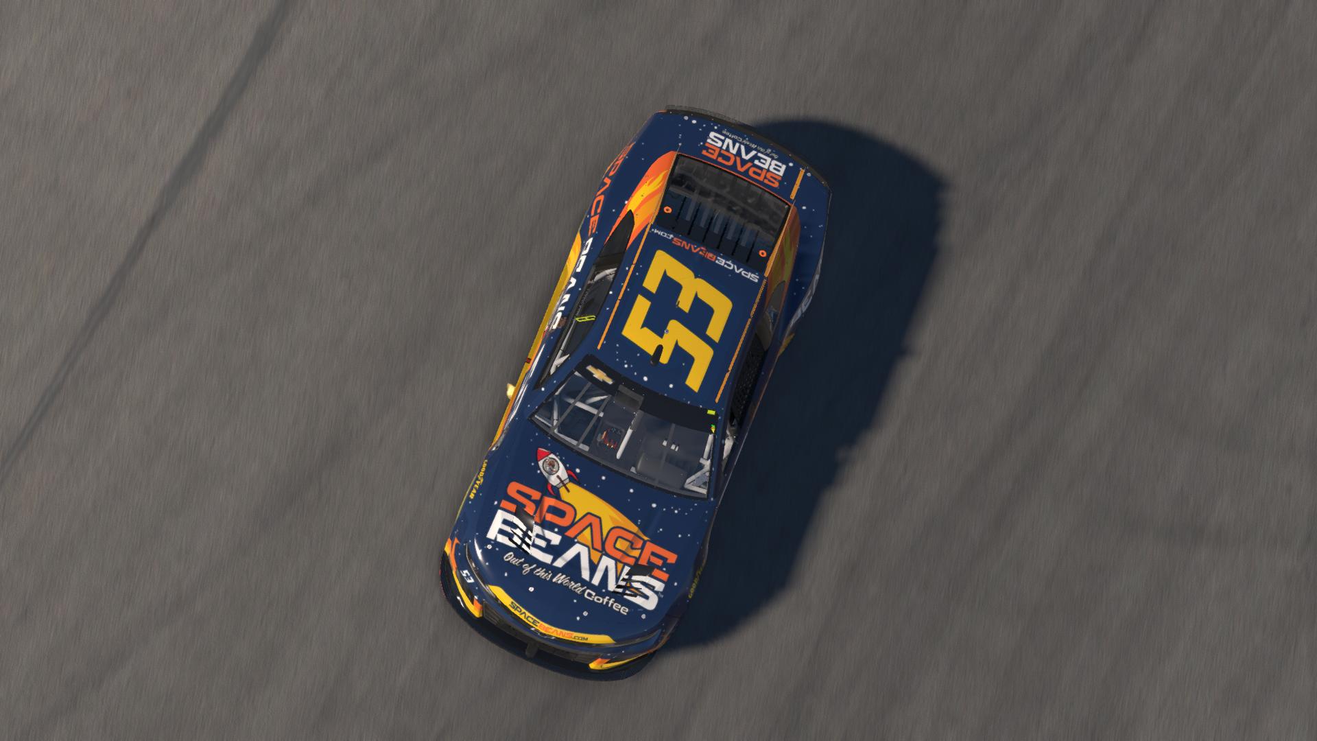 Preview of Joey Gase Motorsports - Space Beans - #53 (Fictional NextGen) by Eric Wolfe