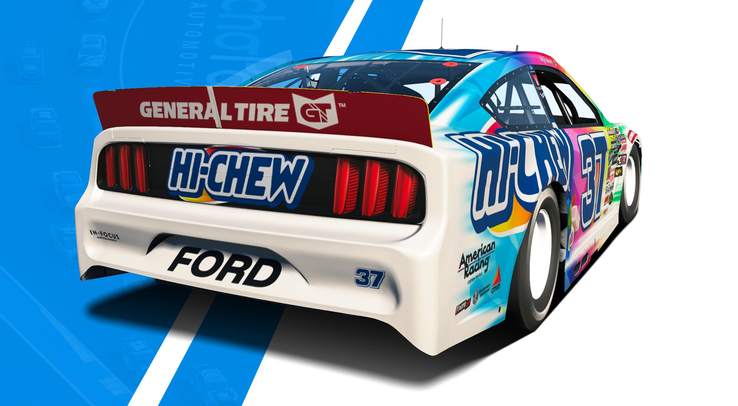 Preview of #37 Hi-Chew Fictional ARCA Mustang by Matt Muir