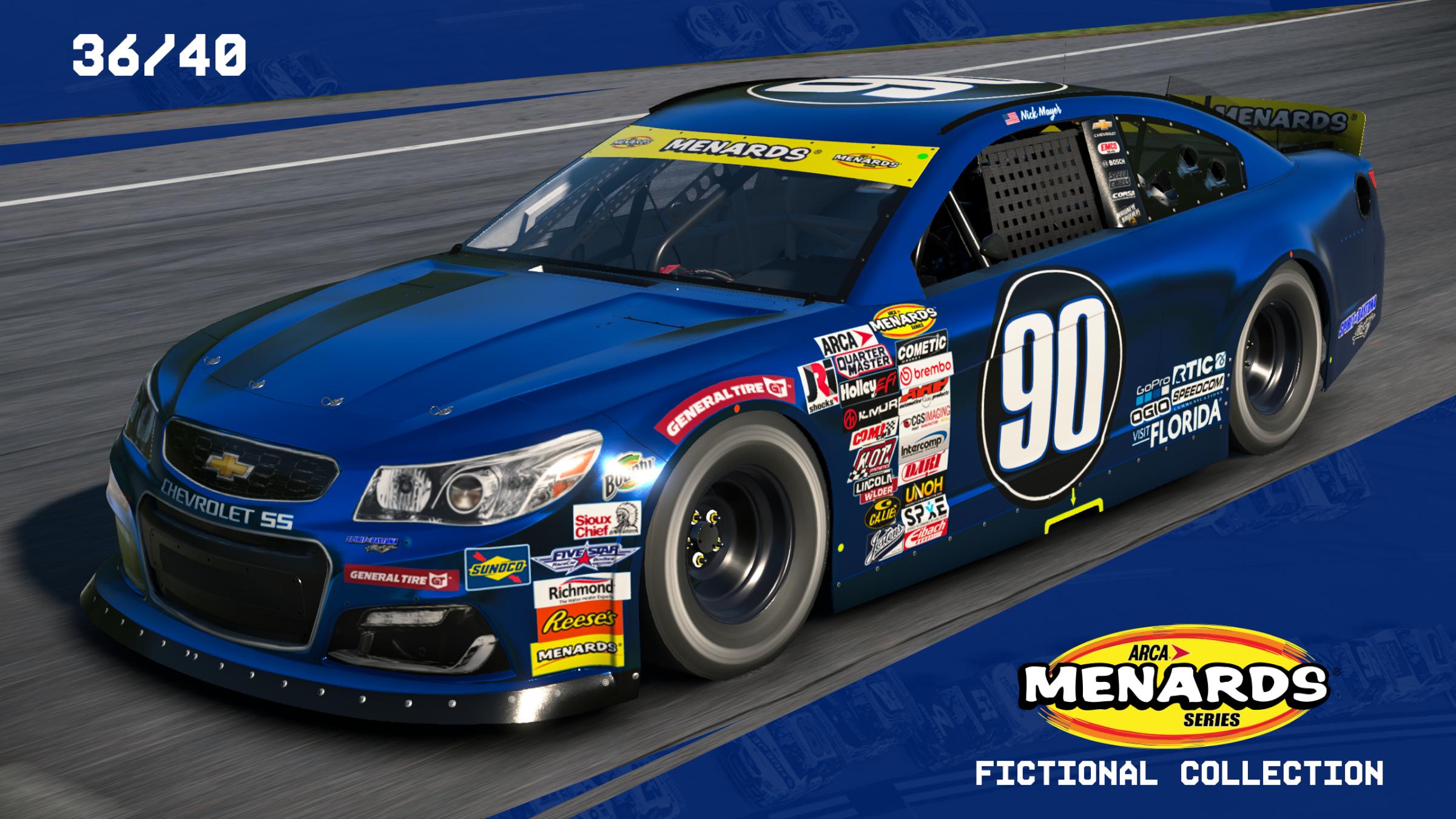 Preview of #90 Spirit of Daytona Fictional ARCA SS by Matt Muir