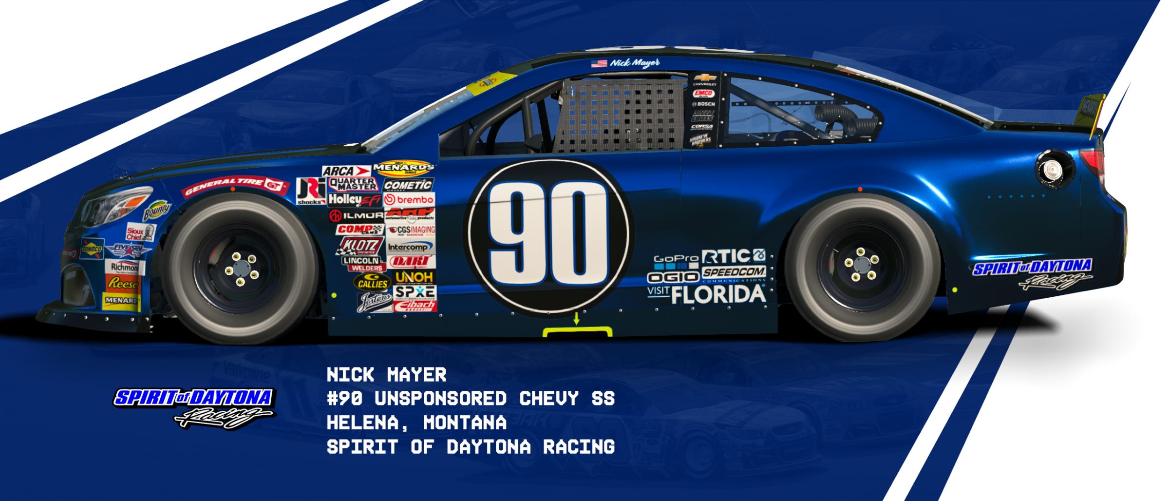 Preview of #90 Spirit of Daytona Fictional ARCA SS by Matt Muir