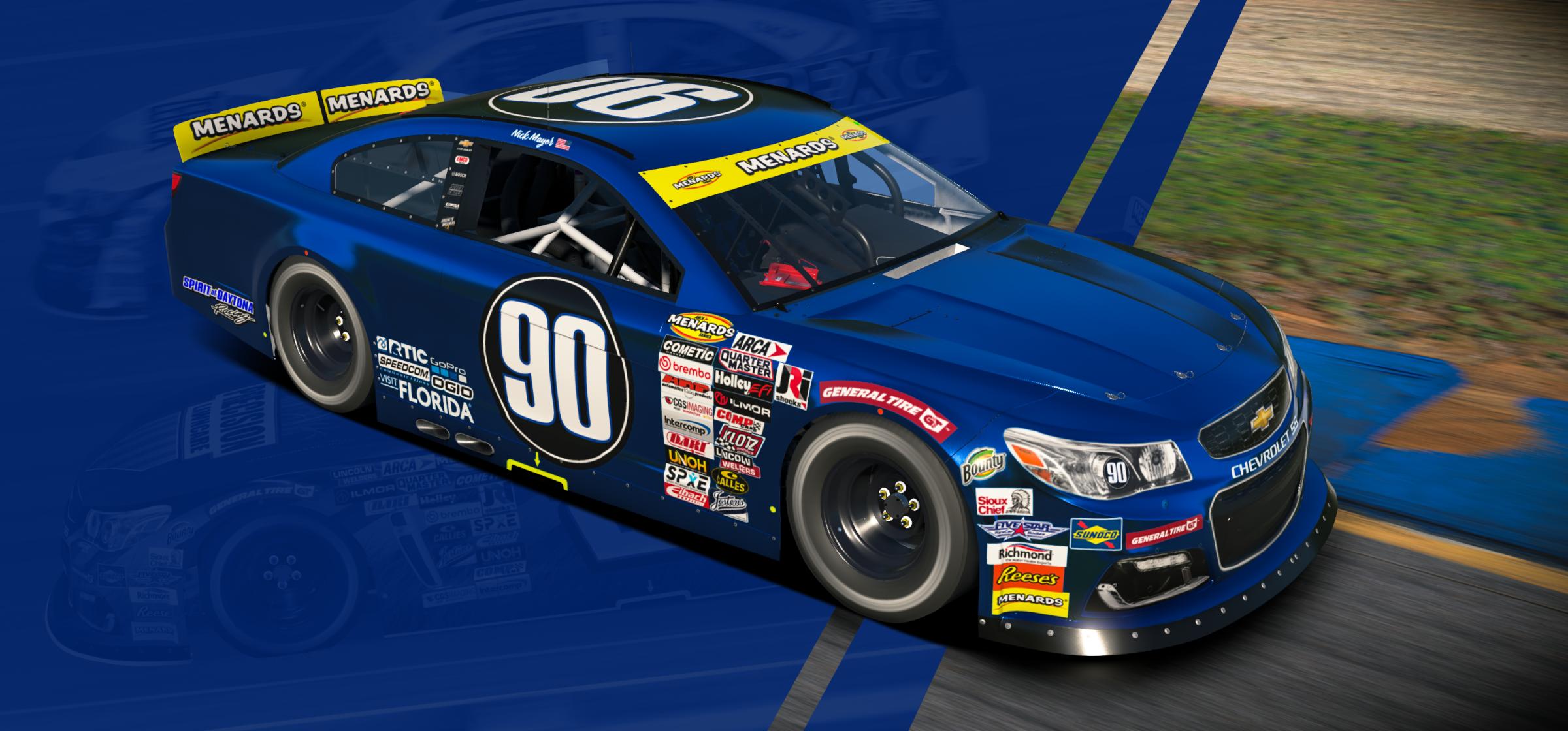 Preview of #90 Spirit of Daytona Fictional ARCA SS by Matt Muir