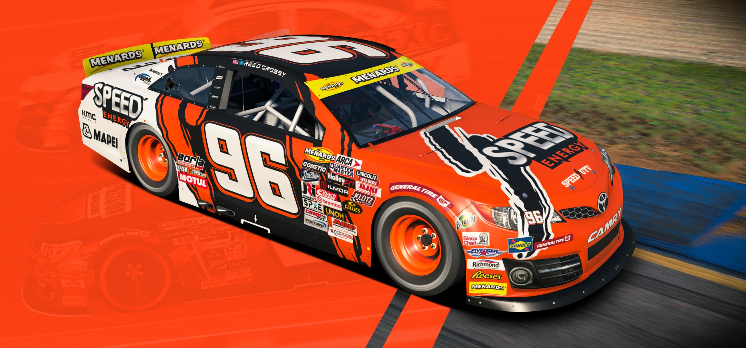 Preview of #96 Speed Energy Fictional ARCA Camry by Matt Muir