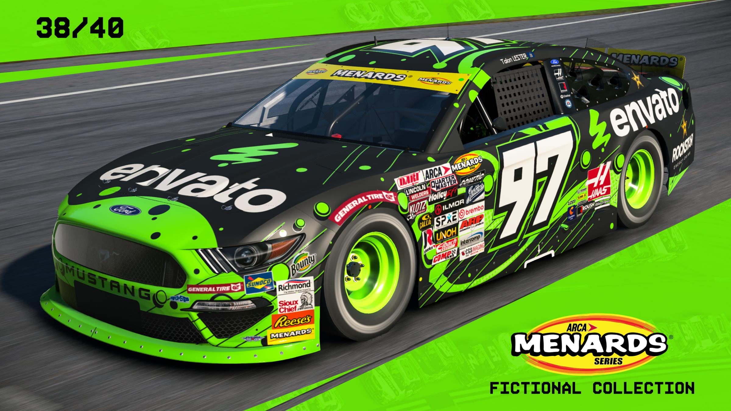 Preview of #97 Envato Fictional ARCA Mustang by Matt Muir