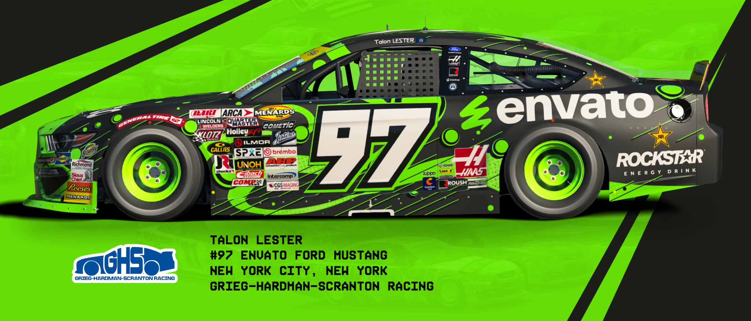 Preview of #97 Envato Fictional ARCA Mustang by Matt Muir