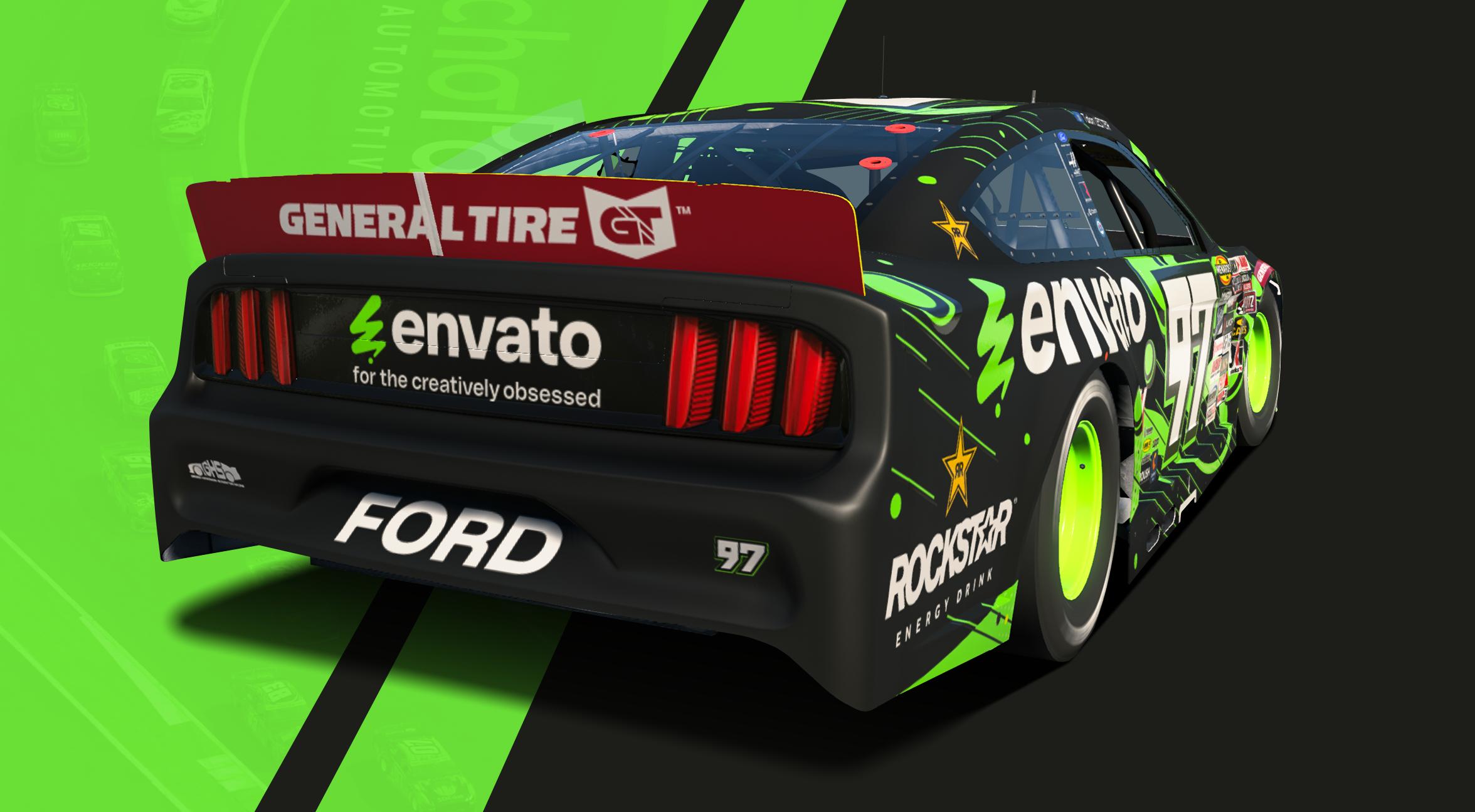 Preview of #97 Envato Fictional ARCA Mustang by Matt Muir