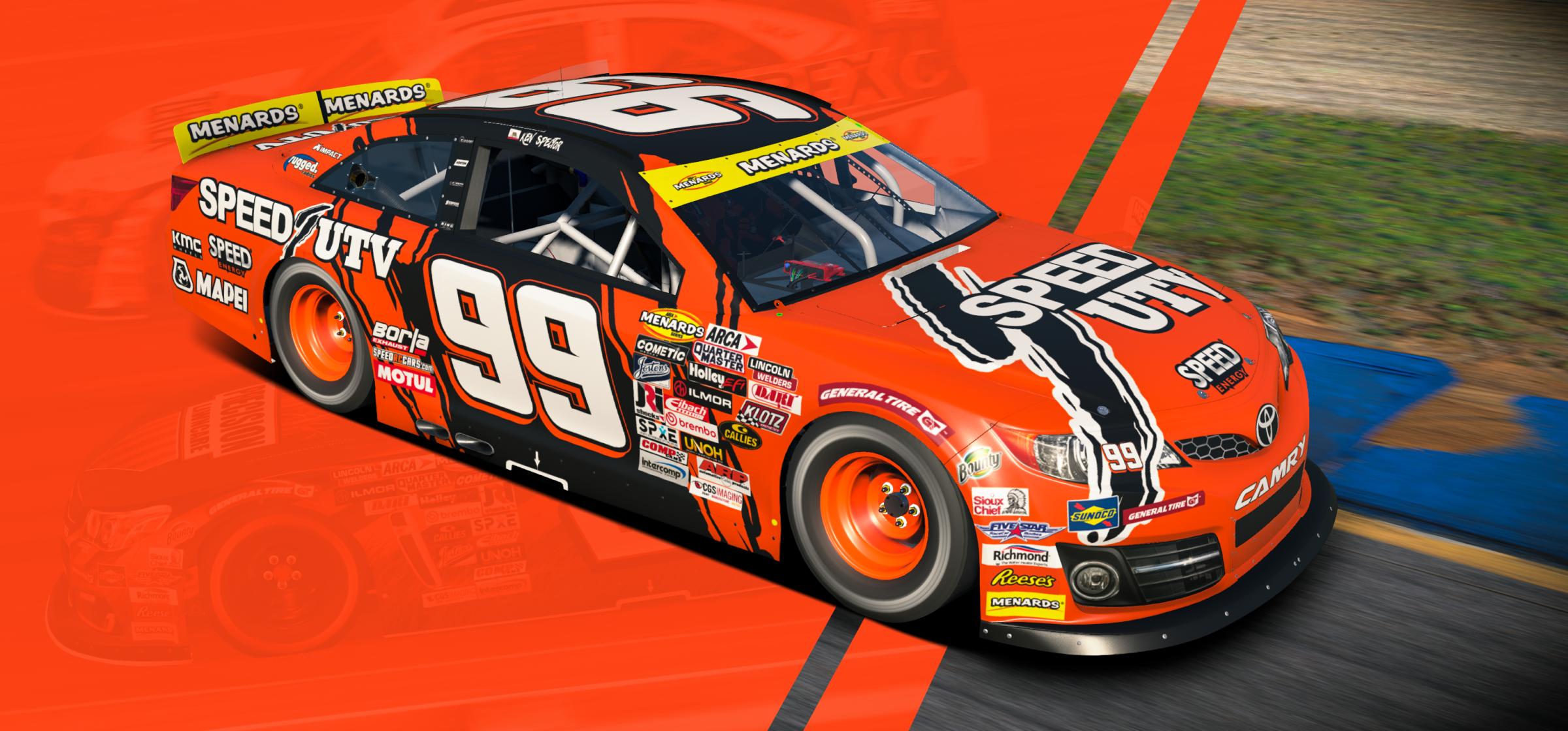 Preview of #99 Speed UTV Fictional ARCA Camry by Matt Muir