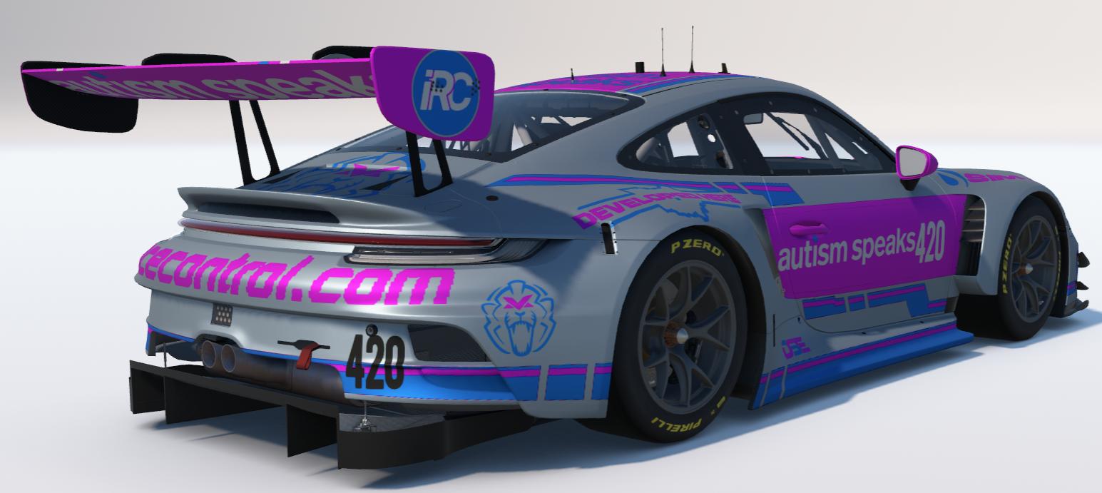 Preview of Autism Speaks Porsche 992r GT3 by Todd Schwarz