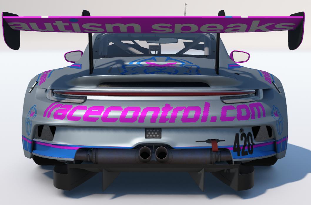 Preview of Autism Speaks Porsche 992r GT3 by Todd Schwarz