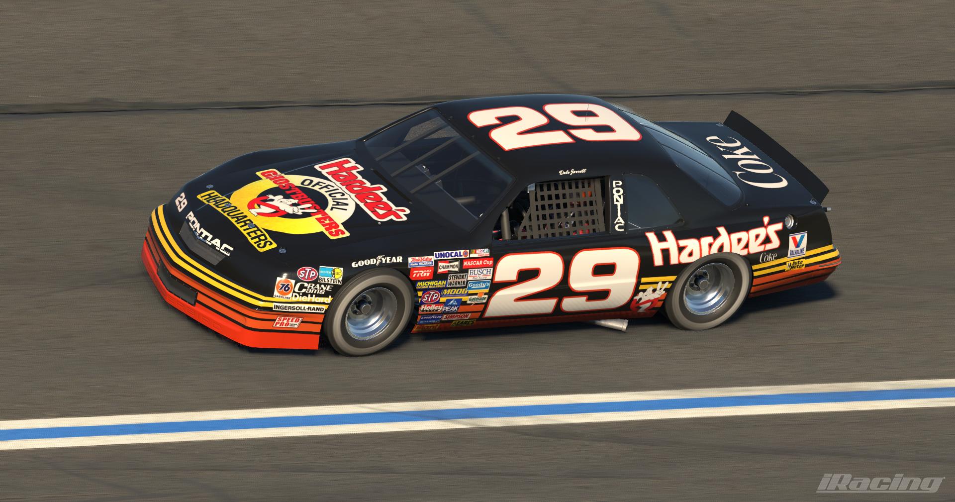 Preview of Dale Jarrett 1989 Pontiac Ghostbusters Hardees Coke 600 Pro# by Kyle Carpenter