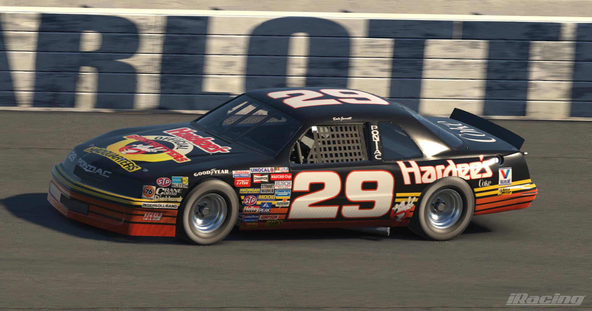 Preview of Dale Jarrett 1989 Pontiac Ghostbusters Hardees Coke 600 Pro# by Kyle Carpenter