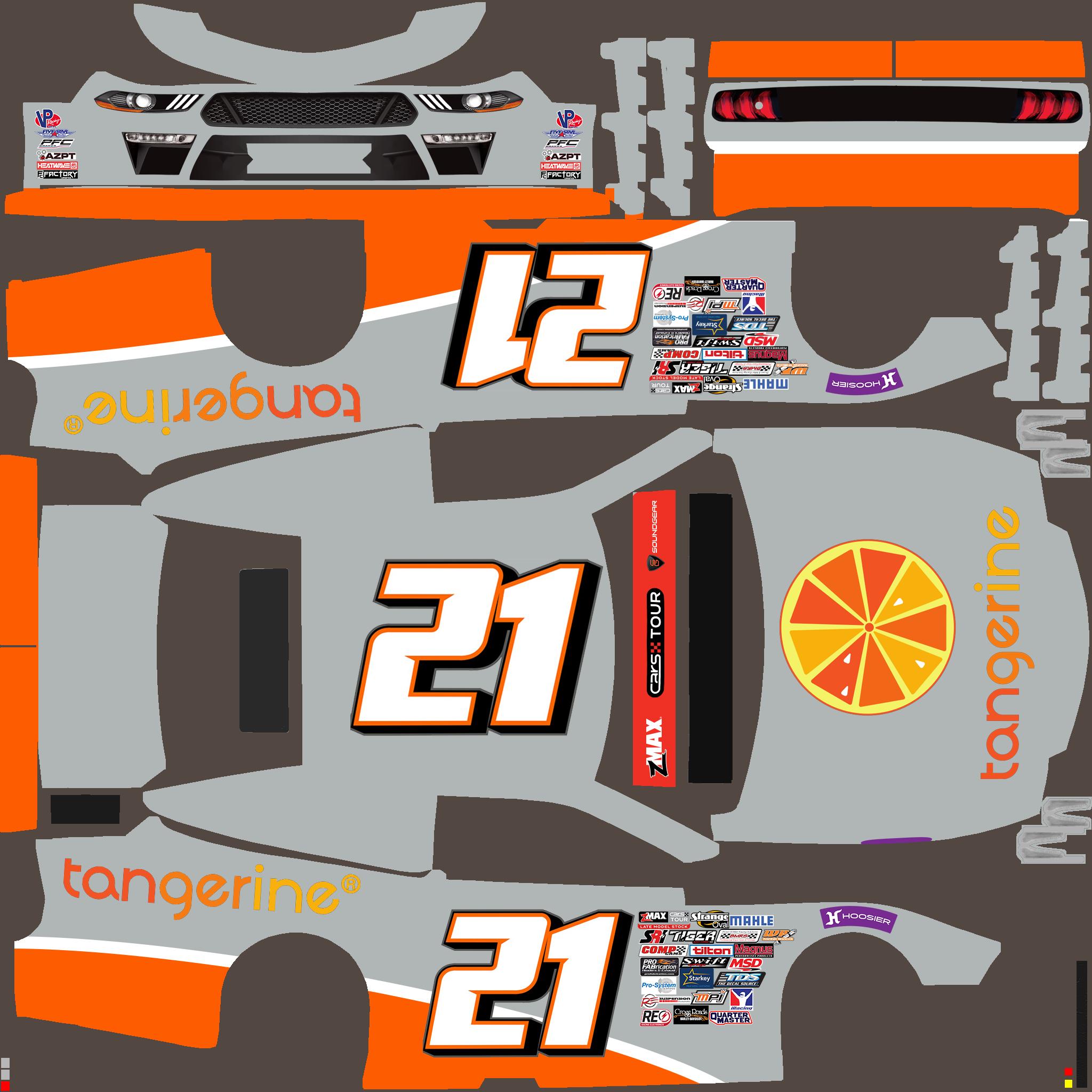 Preview of Late Model Stock tangerine by Wyatt Flowers