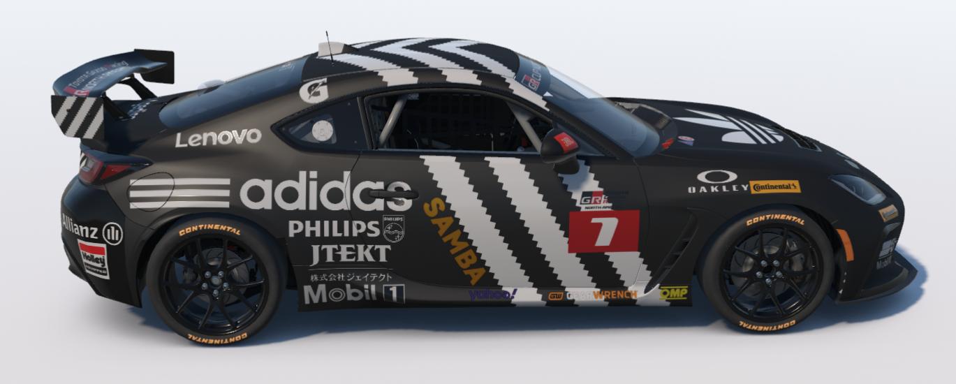 Preview of Adidas Black/White Samba Limited Edition Toyota GR86 by Ronald Lawson2