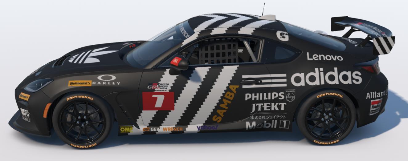 Preview of Adidas Black/White Samba Limited Edition Toyota GR86 by Ronald Lawson2