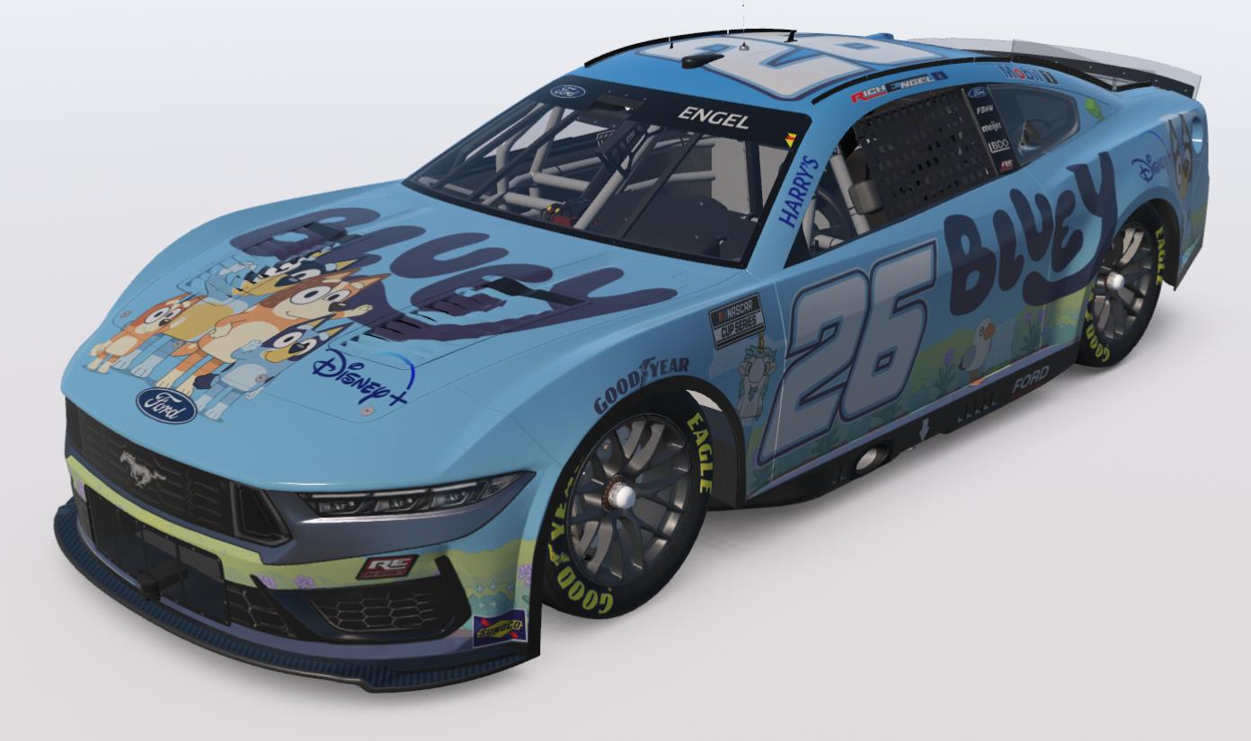 Preview of Nextgen Mustang Bluey Disney+ by Rich Engel