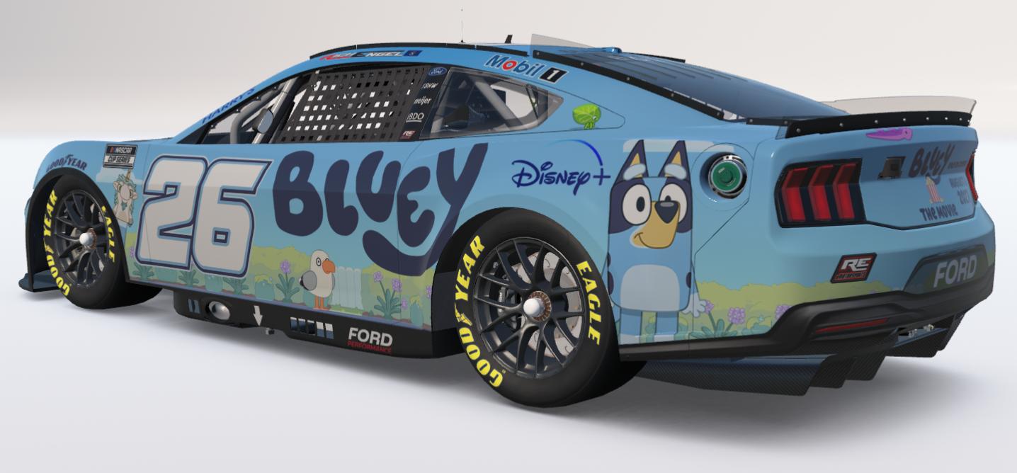 Preview of Nextgen Mustang Bluey Disney+ by Rich Engel