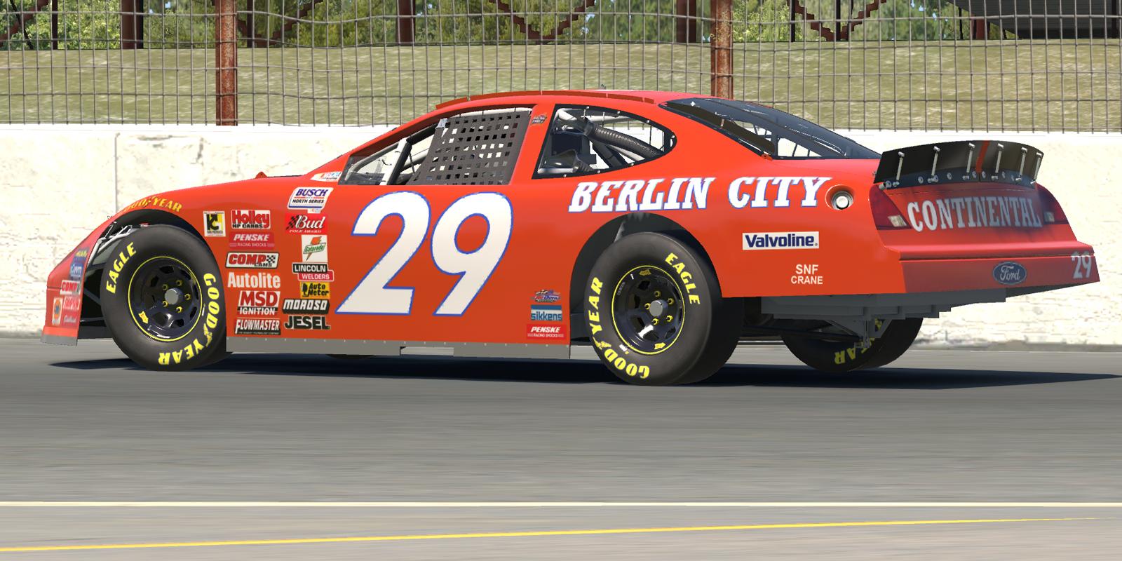 Preview of Dave Dion Busch North Series #29 Berlin City Ford - Continental Paving Ford Taurus by John Wall II