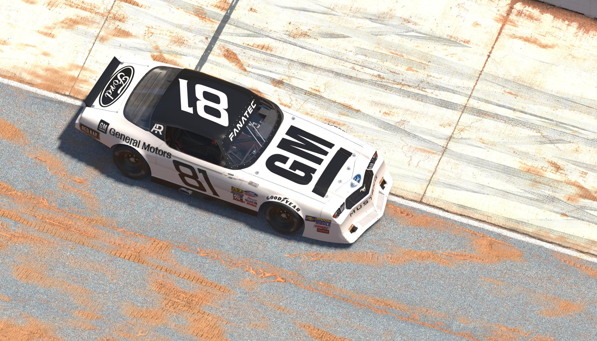 general motors ford mustang #81 car by Angelus Ross2 - Trading Paints