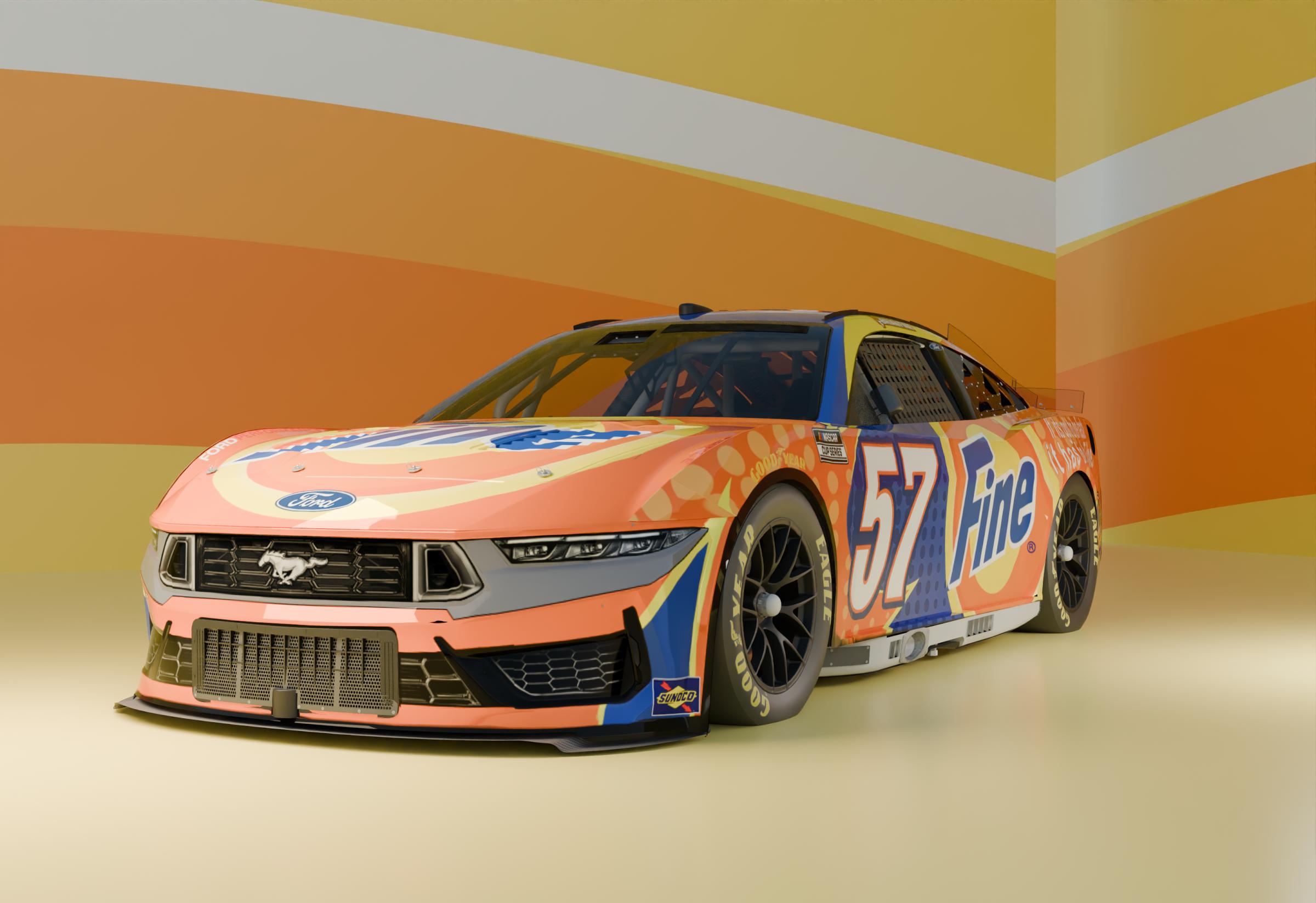 Preview of Brian Fine Tide #2 Ford Mustang by Steven Ayers Jr