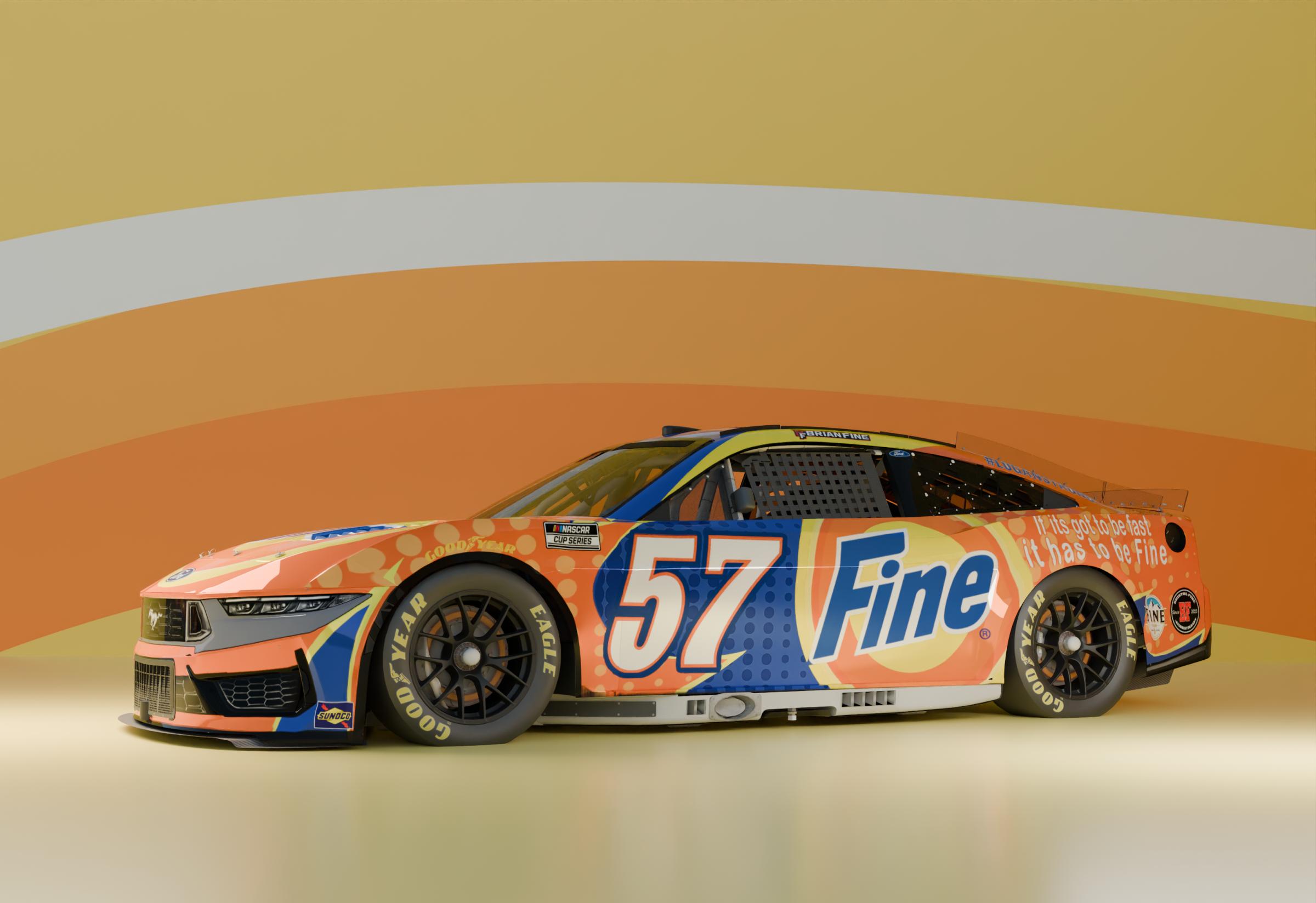 Preview of Brian Fine Tide #2 Ford Mustang by Steven Ayers Jr