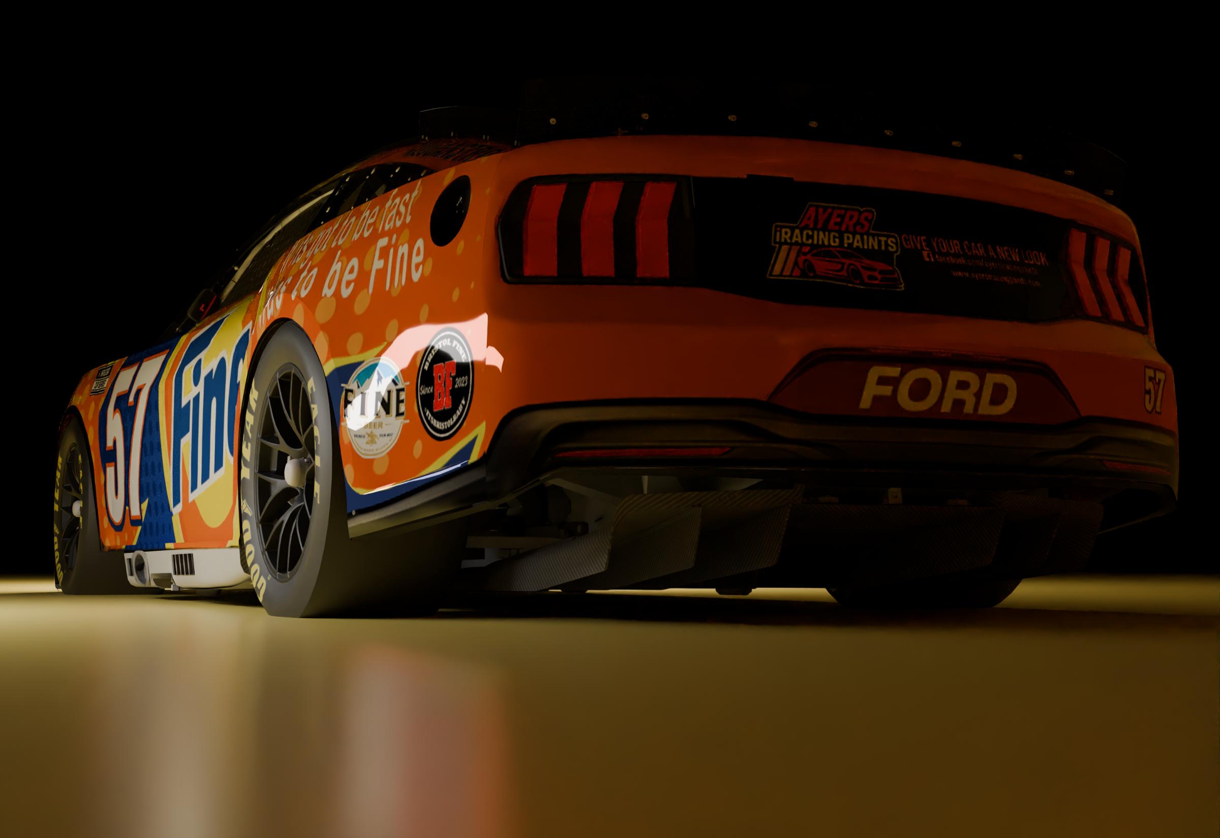 Preview of Brian Fine Tide #2 Ford Mustang by Steven Ayers Jr