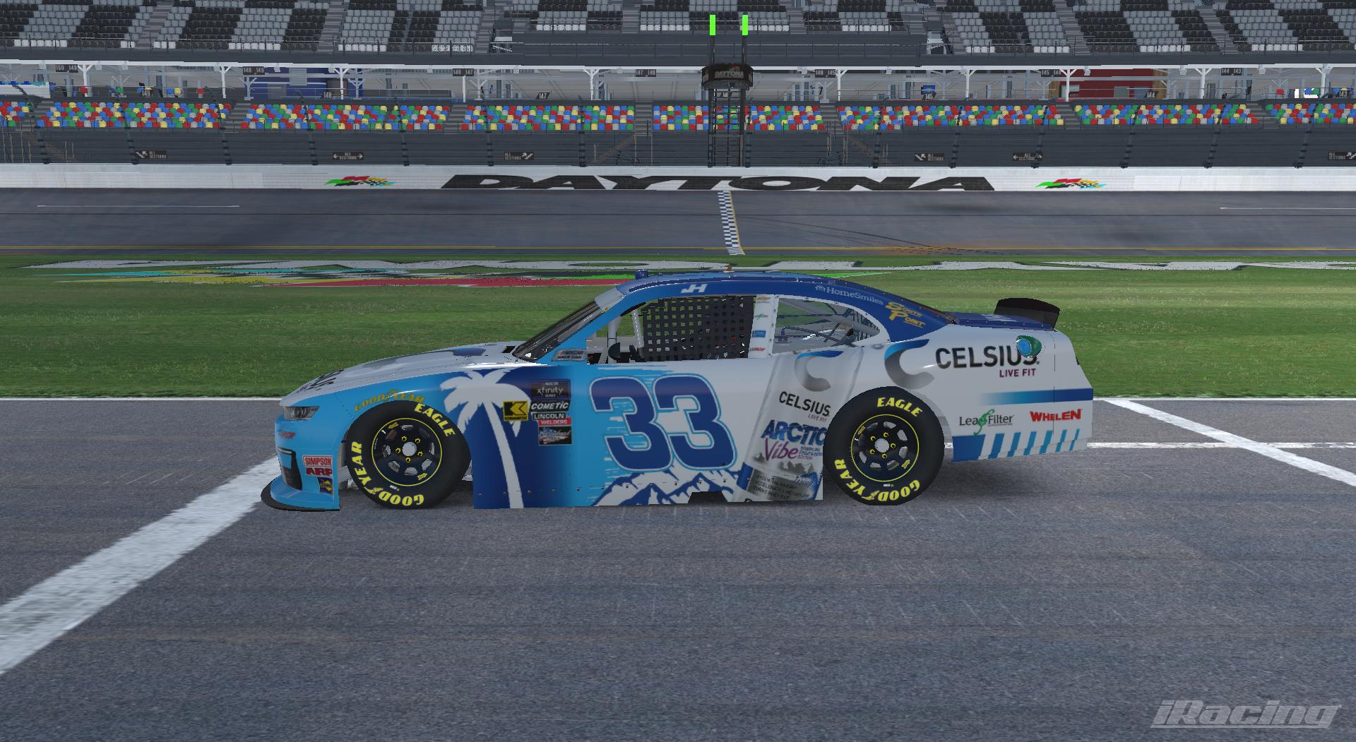 Preview of #33 Justin Haley 2026 Celsius Arctic Vibe Concept by Martin Roberg