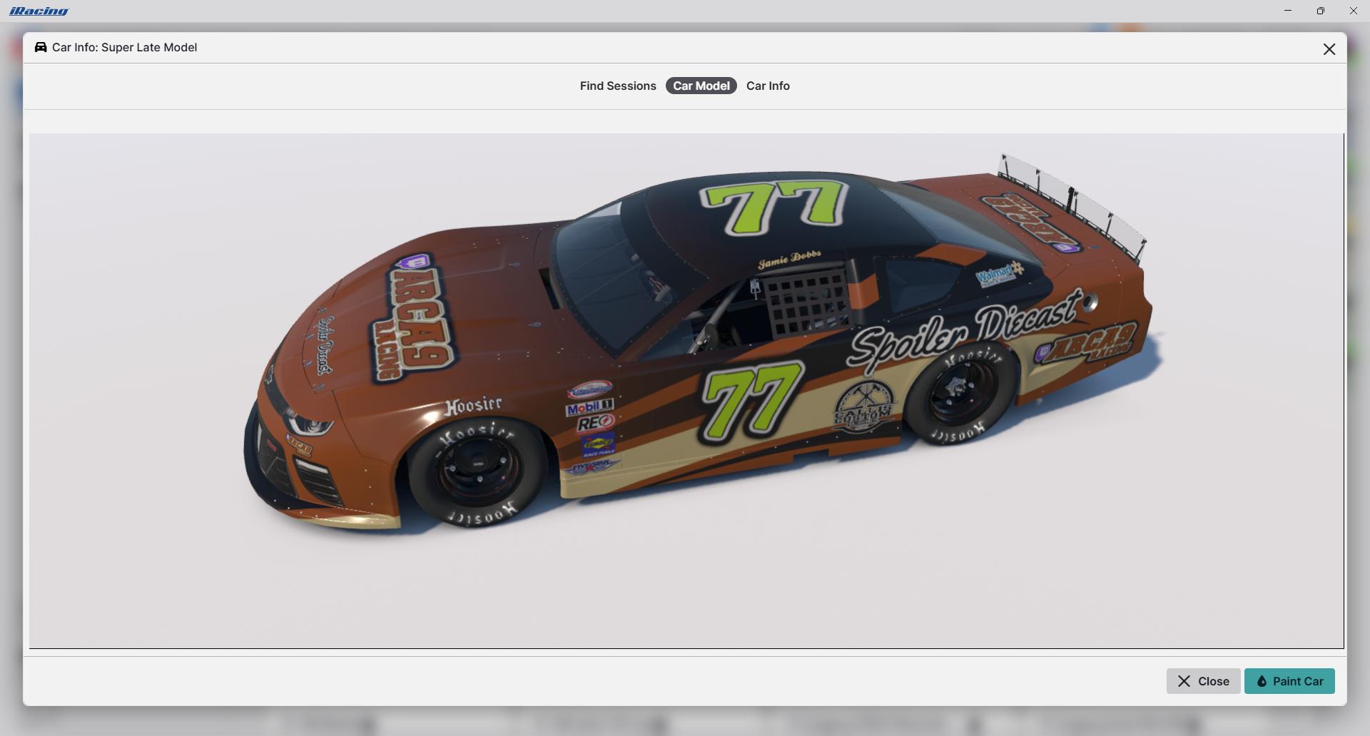 Preview of ARCA9 Racing/Spoiler Diecast Winter Derby SLM by Jamie Dobbs