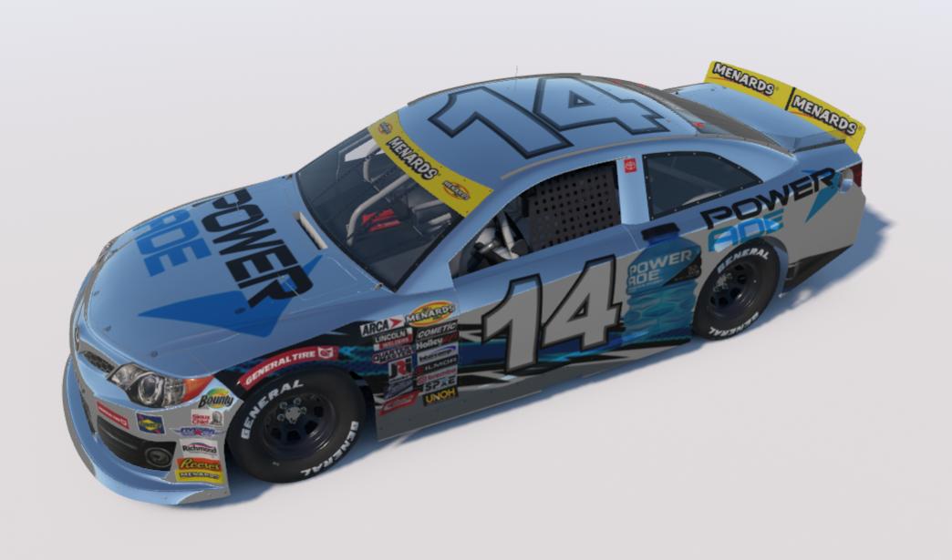 Preview of Powerade (Blue) Chrome Design (ARCA Toyota) by Christian Shriver