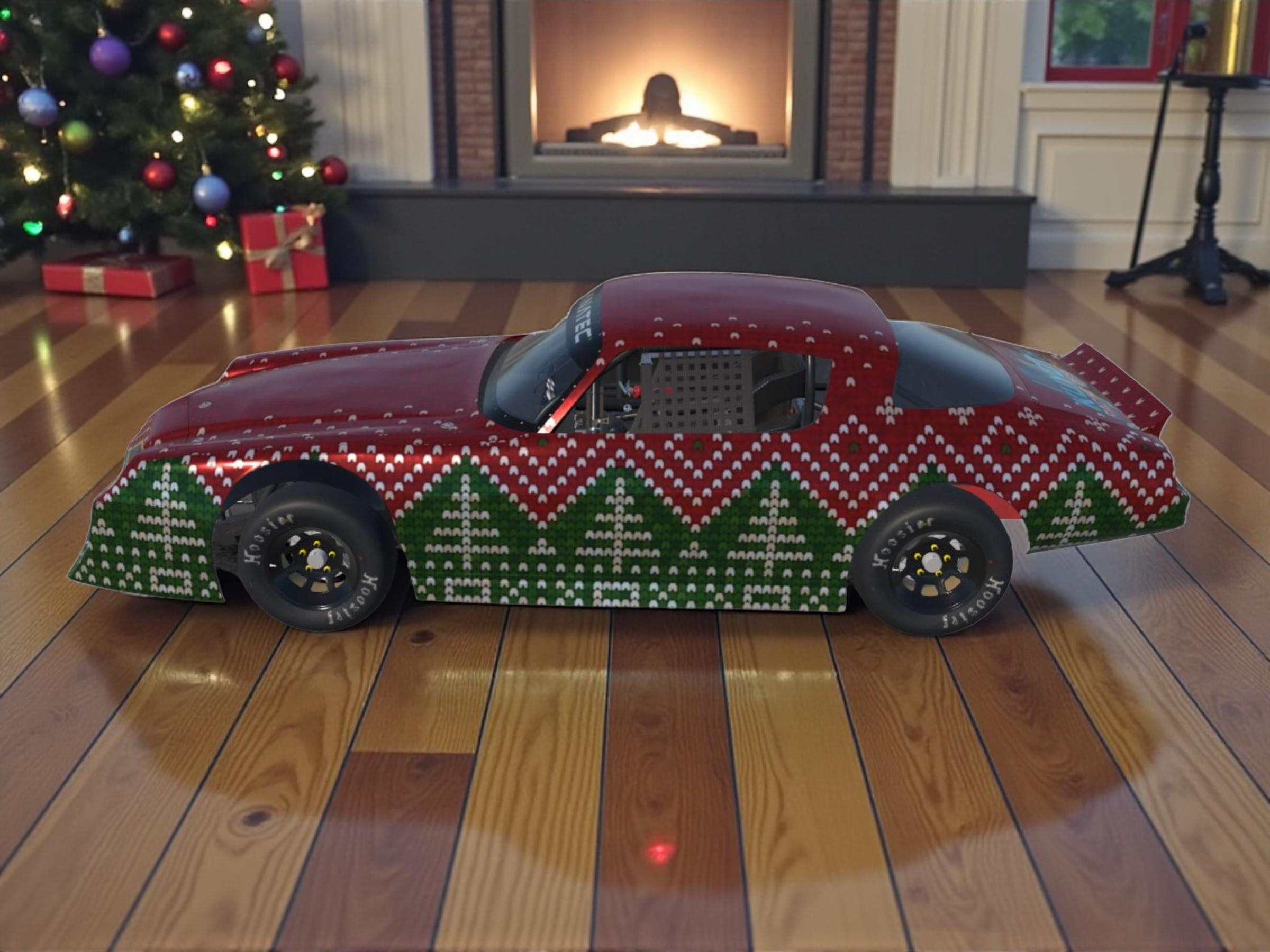 Ugly Christmas sweater metallic ss blank by Billy Kuyoth Trading