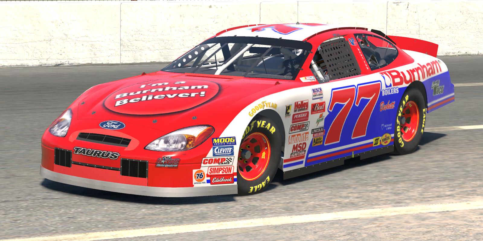 Preview of Bryan Wall #77 Burnham Boilers Ford Taurus - Busch North Series by John Wall II