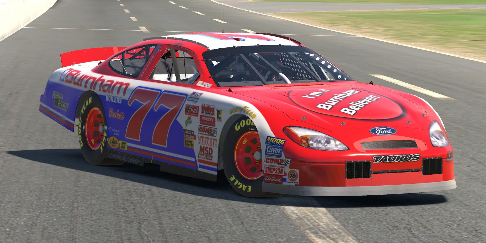 Preview of Bryan Wall #77 Burnham Boilers Ford Taurus - Busch North Series by John Wall II