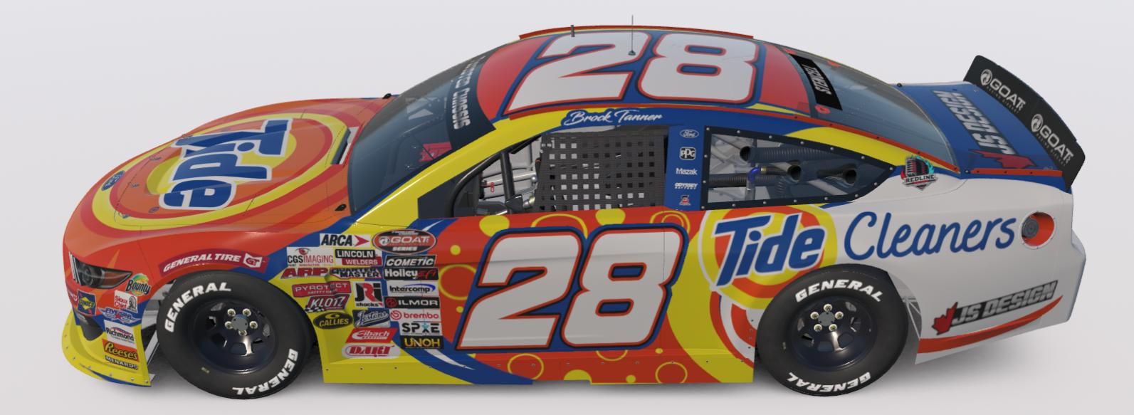 Preview of #28 Tide Ford Mustang by Jordan S.