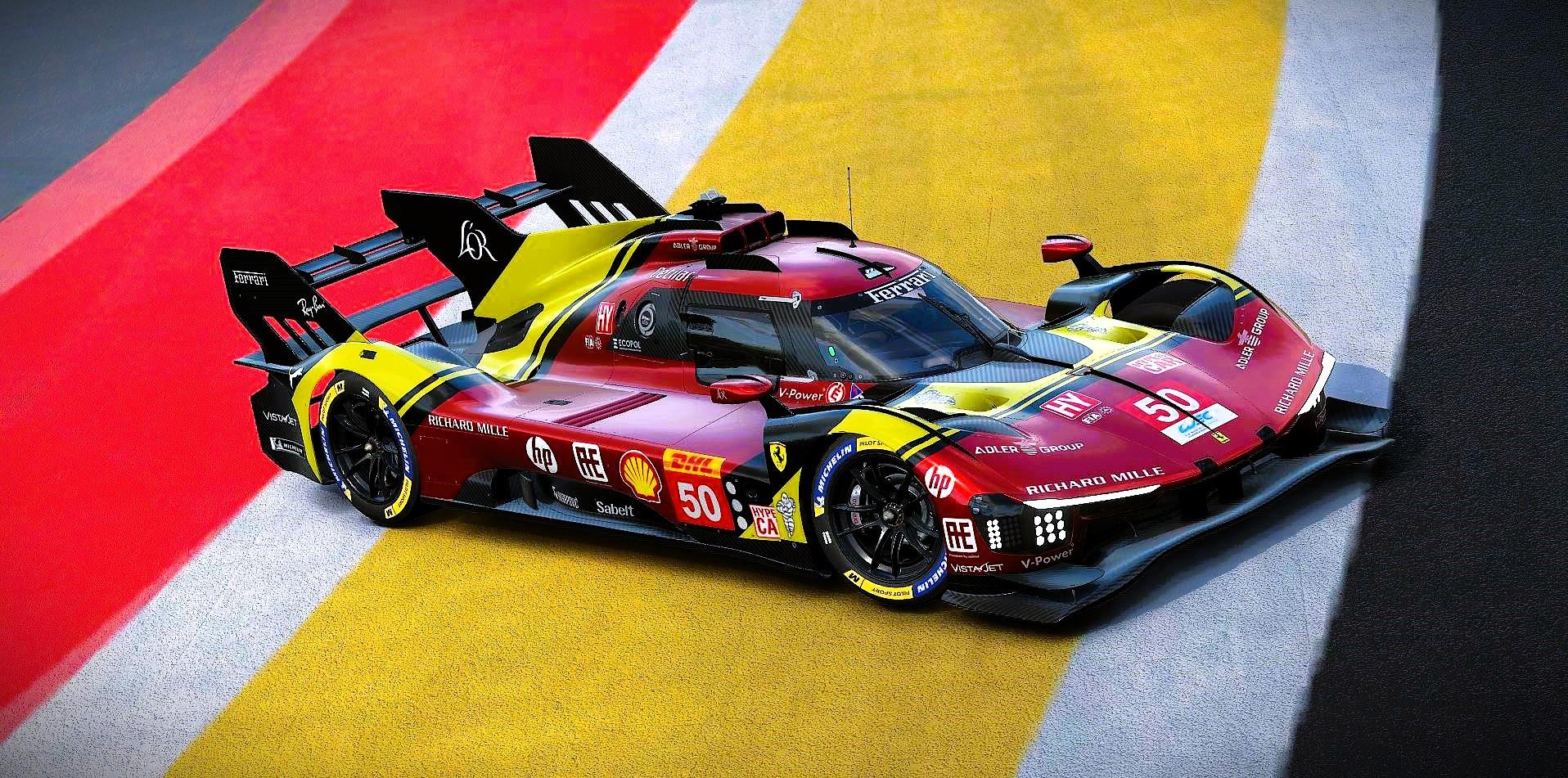 Preview of Sean Bull Design - 2026 Ferrari 499P WEC Concept Livery by Samuel J Ball