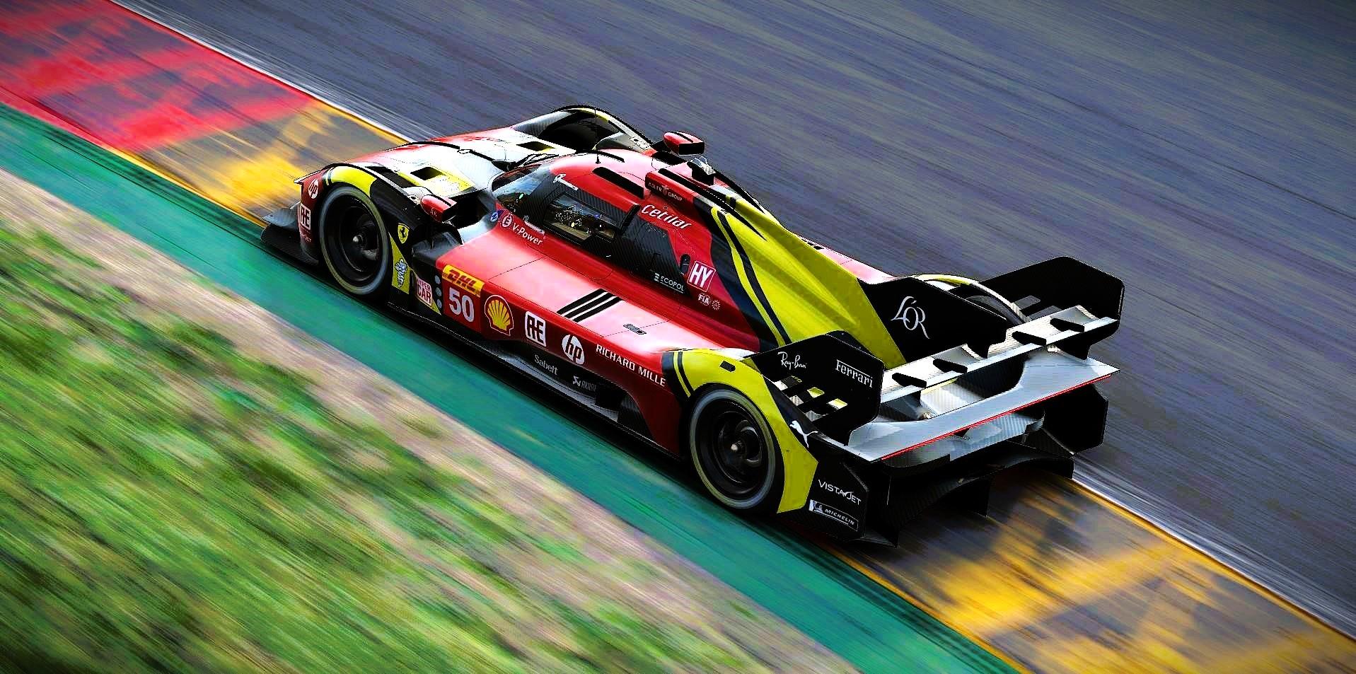 Preview of Sean Bull Design - 2026 Ferrari 499P WEC Concept Livery by Samuel J Ball