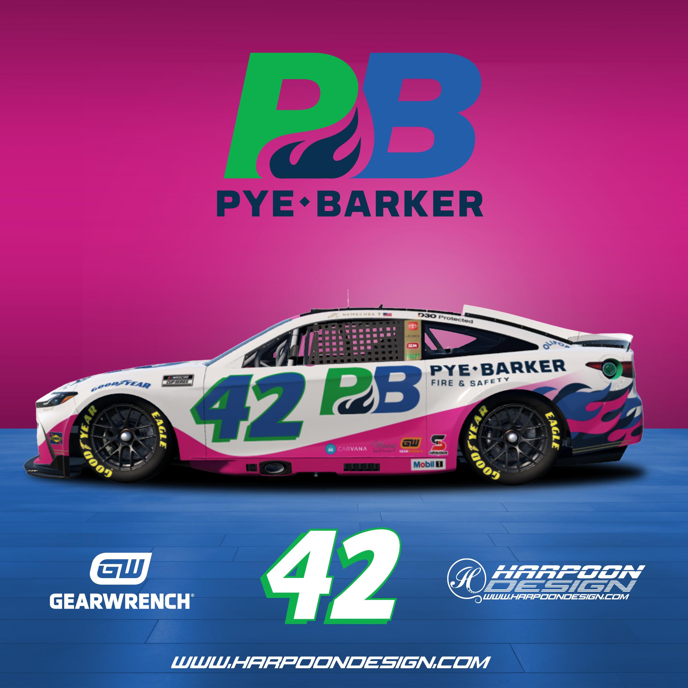 Preview of 2025 John Hunter Nemechek Pye Barker Breast Cancer Toyota Camry by Brantley Roden