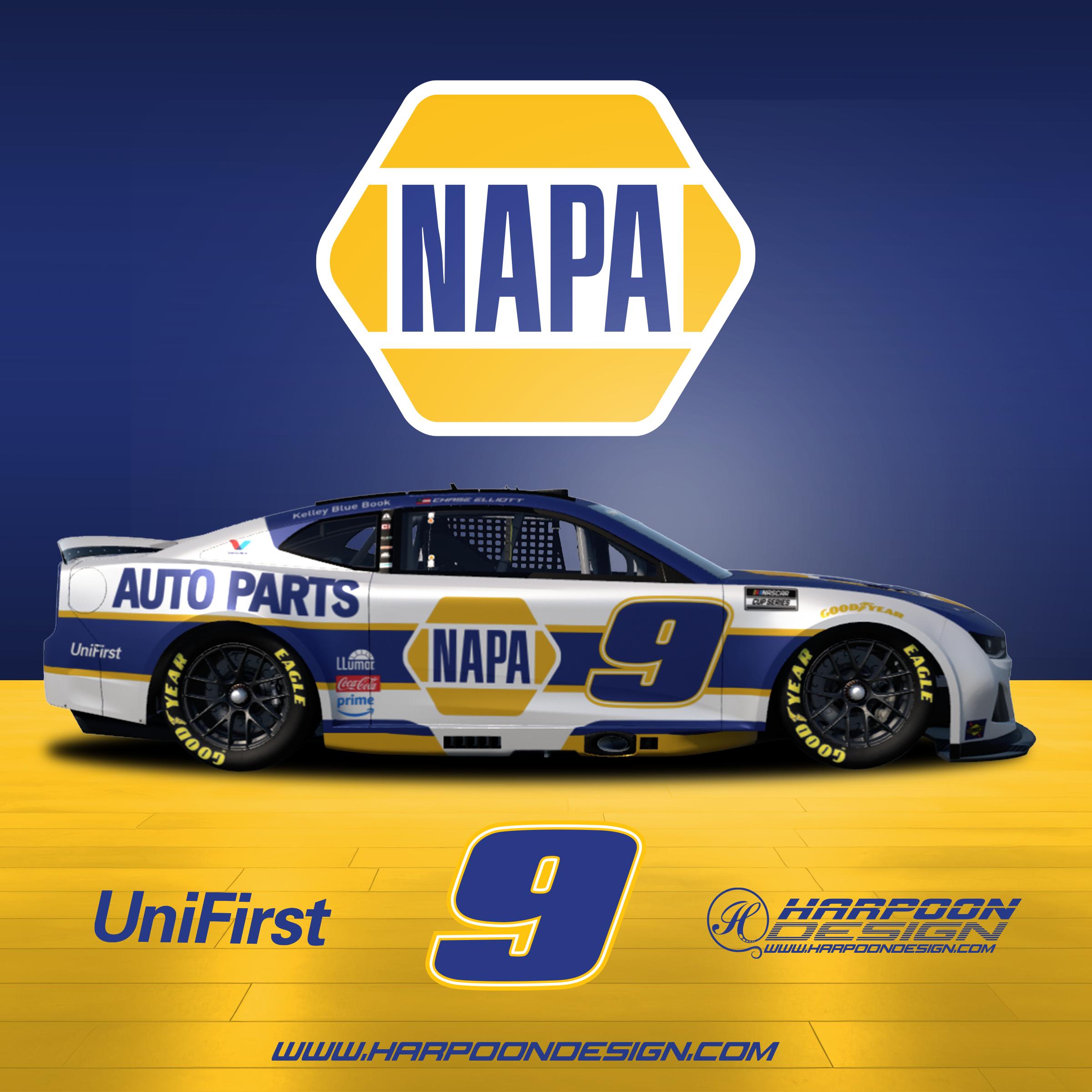 Preview of 2026 Chase Elliott NAPA Chevrolet No Num by Brantley Roden
