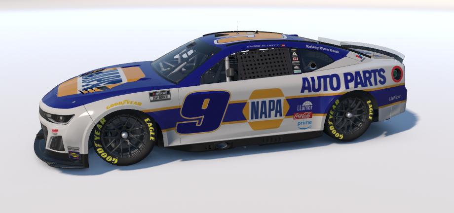 Preview of 2026 Chase Elliott NAPA Auto Parts Scheme by Jason S.