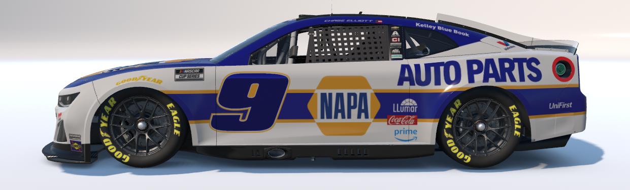 Preview of 2026 Chase Elliott NAPA Auto Parts Scheme by Jason S.