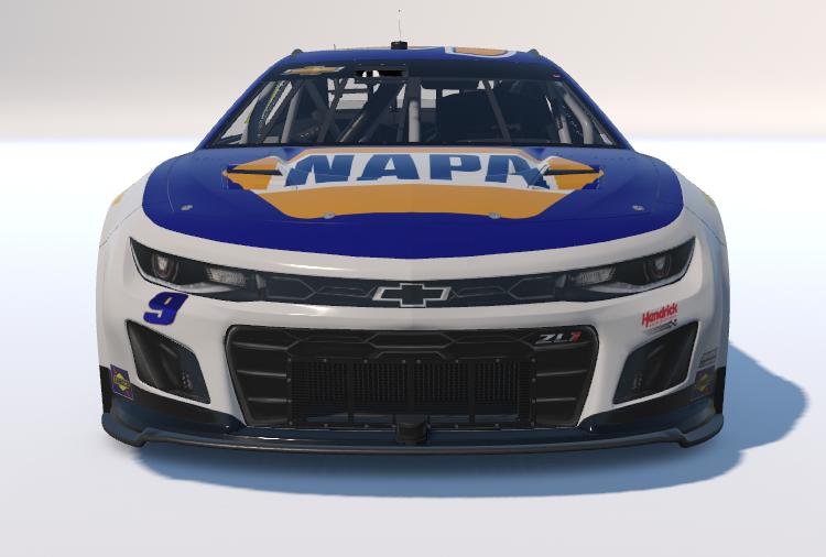 Preview of 2026 Chase Elliott NAPA Auto Parts Scheme by Jason S.