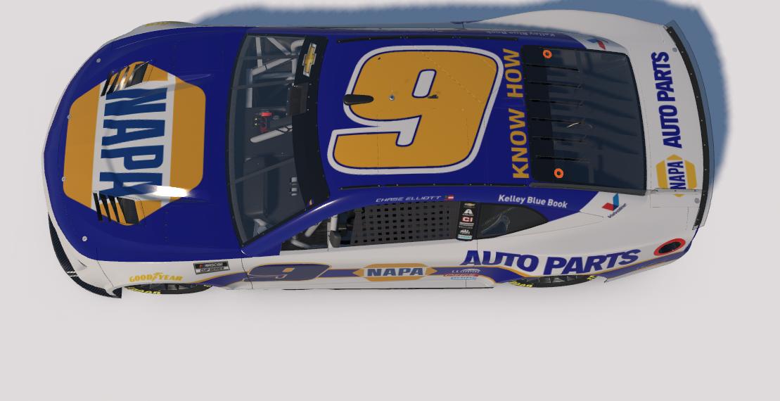 Preview of 2026 Chase Elliott NAPA Auto Parts Scheme by Jason S.