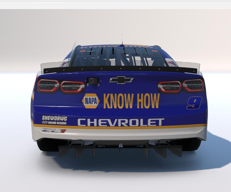 Preview of 2026 Chase Elliott NAPA Auto Parts Scheme by Jason S.